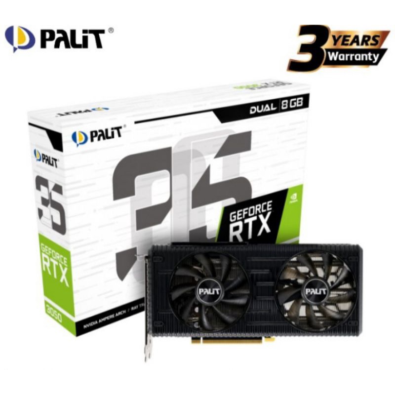 Vga Card Palit RTX 3050 8GB Dual DDR6