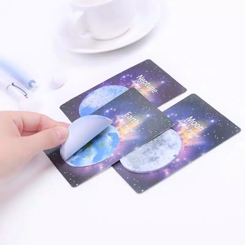 

Sticky note Bentuk Planet 30 lembar By Go Green Shop 1118-21