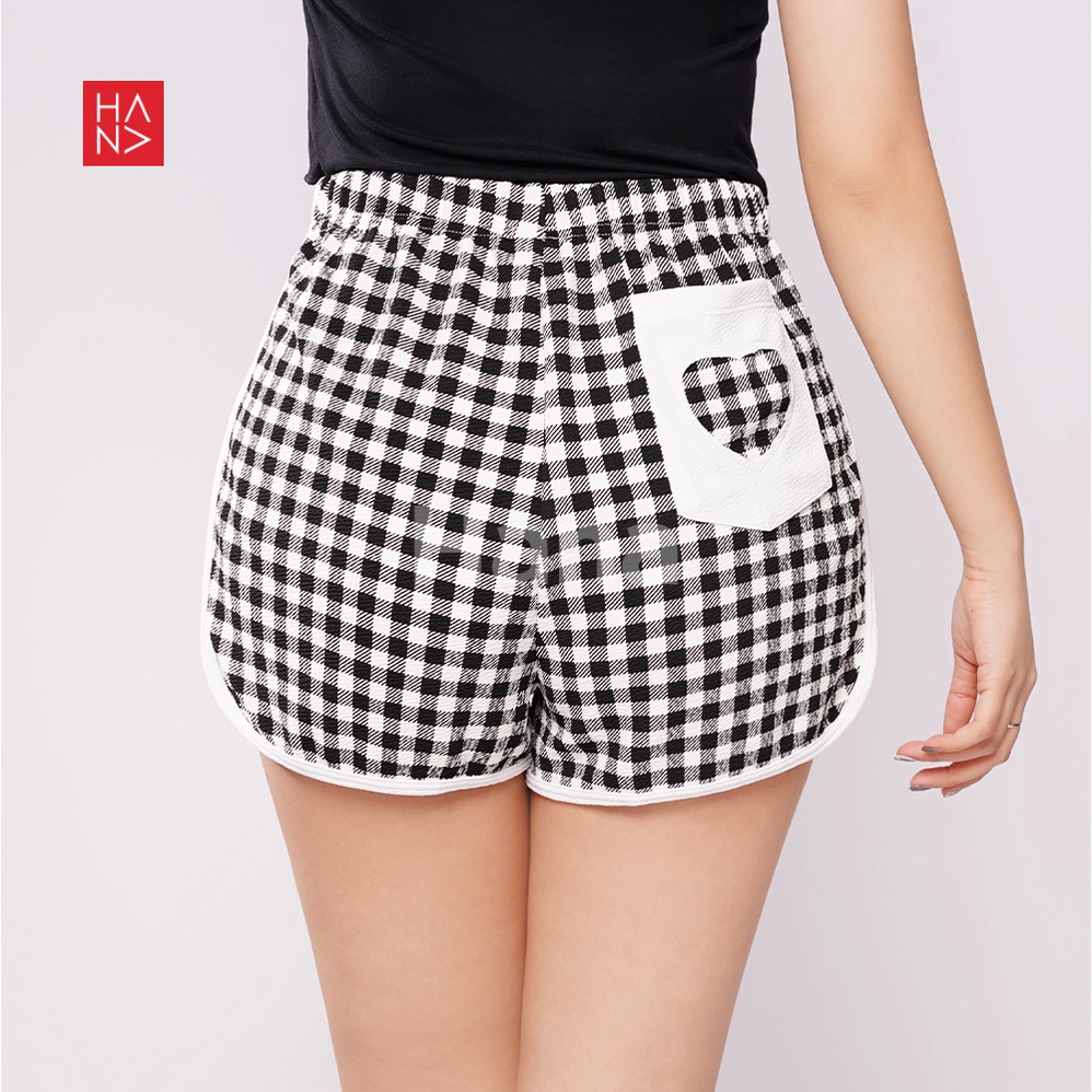 HanaFashion JKT - Reyya Short Pants Square Celana Pendek Wanita Murah - SP164