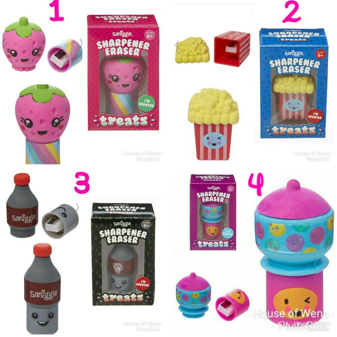 

SMIGGLE TREATS ERASER SHARPENER - RAHUTAN & PENGHAPUS SMIGGLE