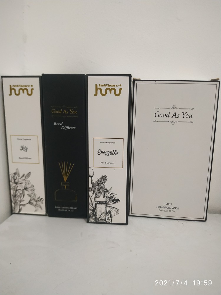 Reed Diffuser 100 Ml Aroma Difuser Dengan Bunga Asli Stick Rattan Rotan Aromatherapy Wiachnn