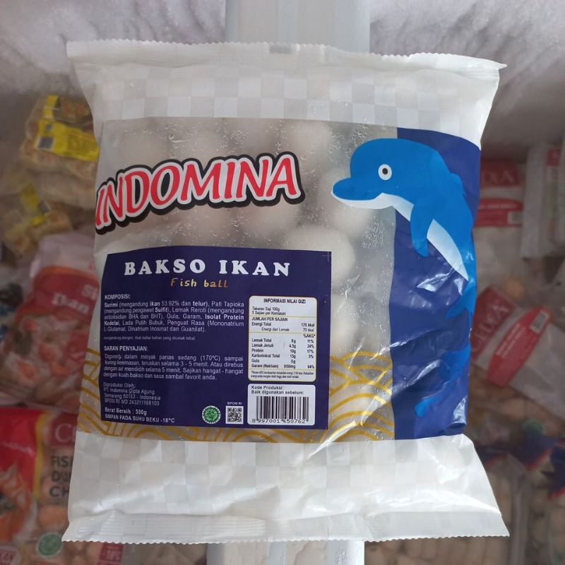 

Indomina Bakso Ikan Fish Ball 500g