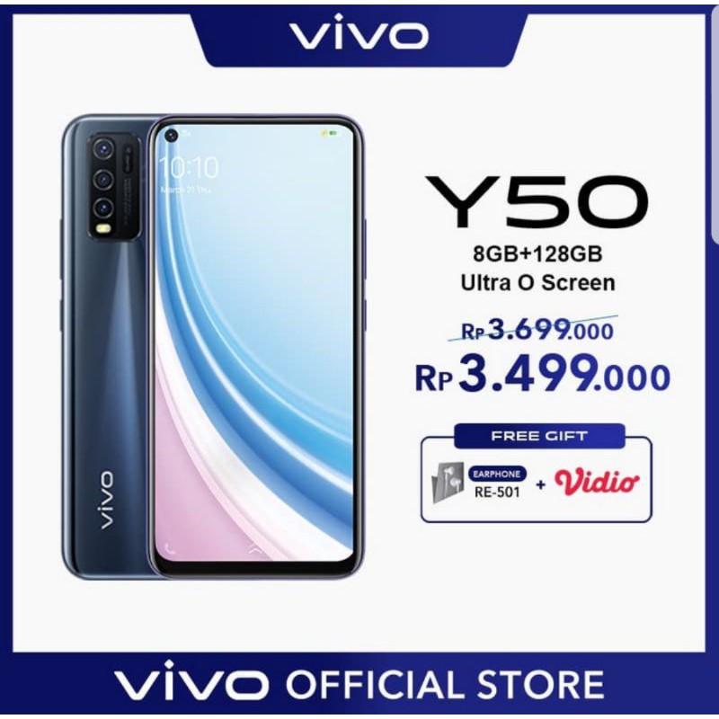 ViVo Y50 Ram 8GB+128GB