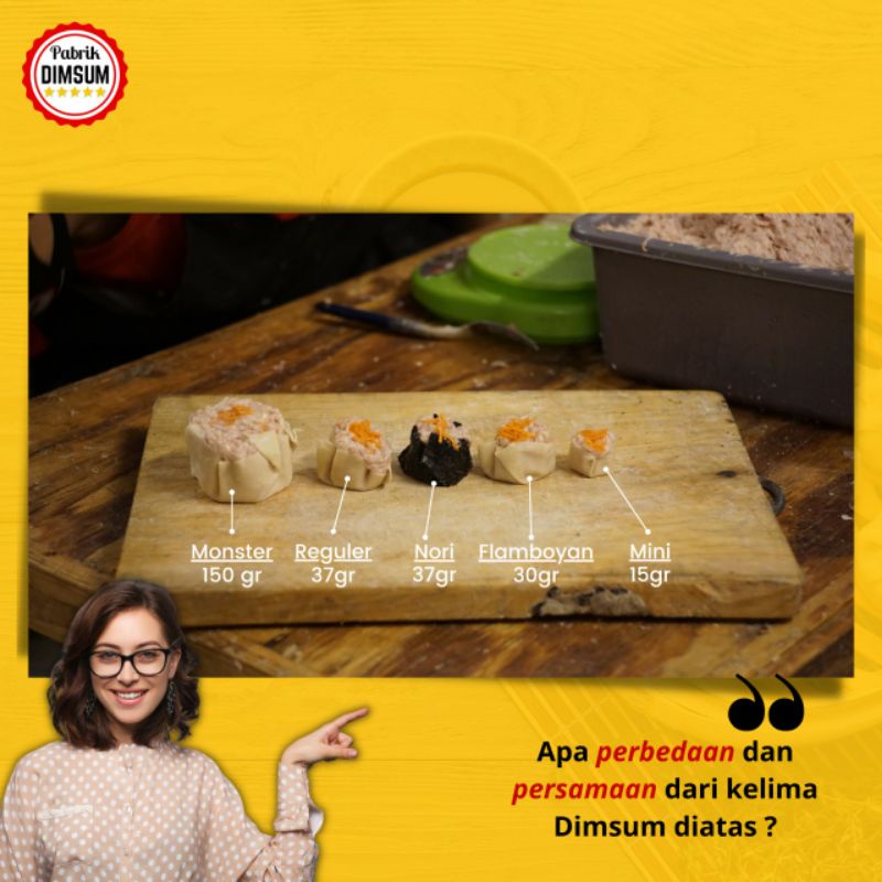 

Ay00! Dimsum Ayam Halal 100pcs Tanpa MSG Frozen