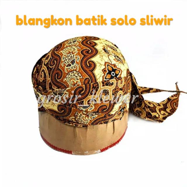 Blangkon batik solo sliwir//blangkon solo sliwir dewasa