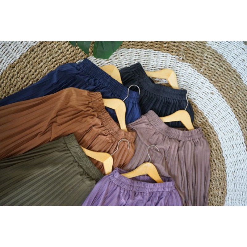 TERBARU Tunik Arimbi / Set tuni plisket/ Rok plisket / Tunik Rayon import / Rok plisket