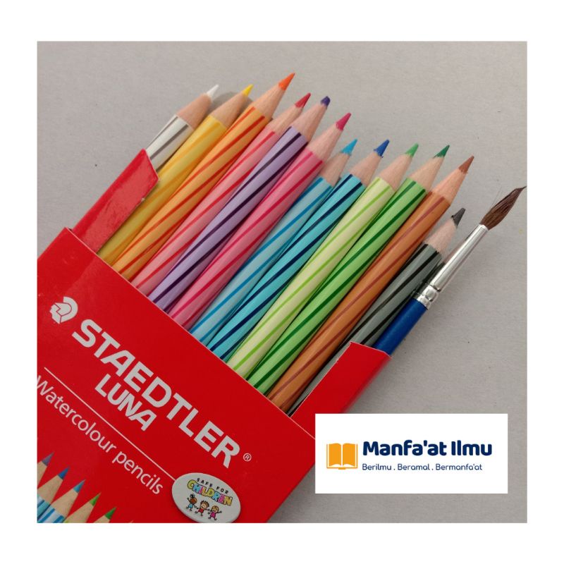 

Pensil Warna Staedtler Luna 12 Warna - Panjang (+ Bonus Kuas)