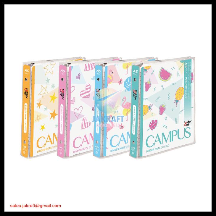 

Binder Note A5 Joyko 20 Ring Bonus Index Divider & Loose Leaf Kode 738