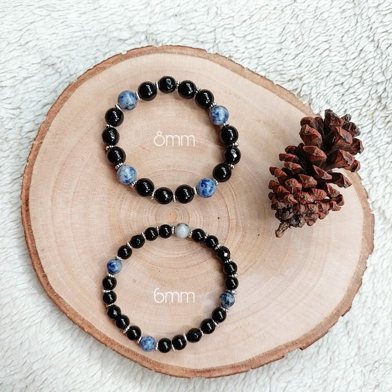 [ sodalite bracelet ] gelang inspired JUNGKOOK BTS | jungkook bracelet sodalite | gelang batu alam a