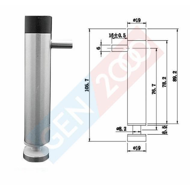 Jual Glass Door Stopper With Hanger Penahan Pintu Kaca Sekaligus Dengan