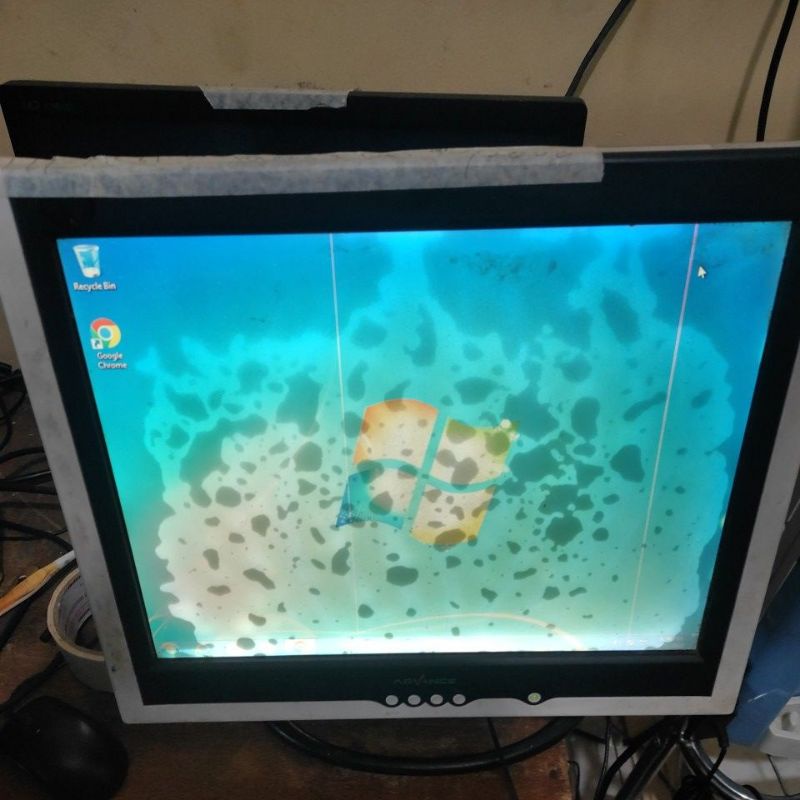 monitor lcd 15 kotak komputer advance