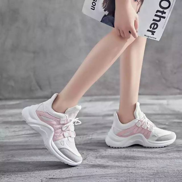 Sepatu Scarlett® Ashwin Sydney Sneakers Edition S502105 NDY# FASHION BRANDED IMPORT #SNEAKERS WANITA