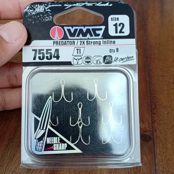 VMC Predator Treble Hook 7554 2X