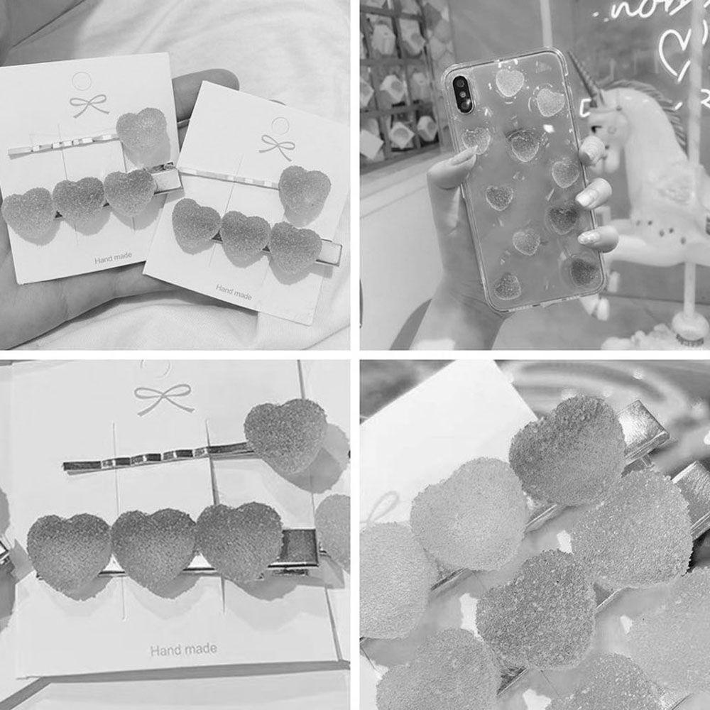 Agustina Dekorasi Lucu Bentuk Hati Scrapbooking Permen Palsu Cabochon Flatback Simulasi Hiasan Makanan