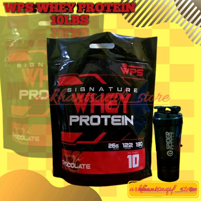 NEW WPS WHEY PROTEIN 10LBS 4,5kg COKLAT nya ENAK SUPLEMEN FITNESS TINGGI PROTEIN