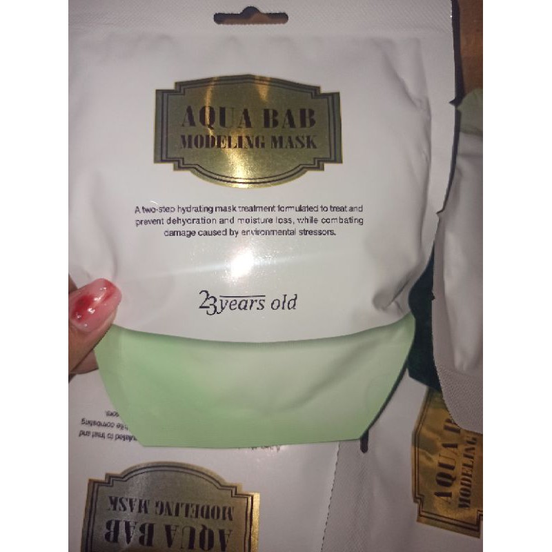23 Years Old Aqua Bab Modelling Mask