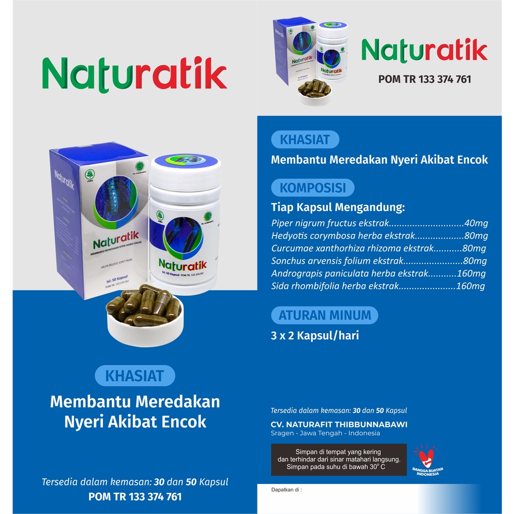 

TANPA OPERASI/Naturatik Atasi Asam Urat, rematik, pegel linu/Obat herbal atasi/Obat herbal asli/obat herbal tanpa bahan kimia/obat herbal bpom/obat herbal langsung pabrik