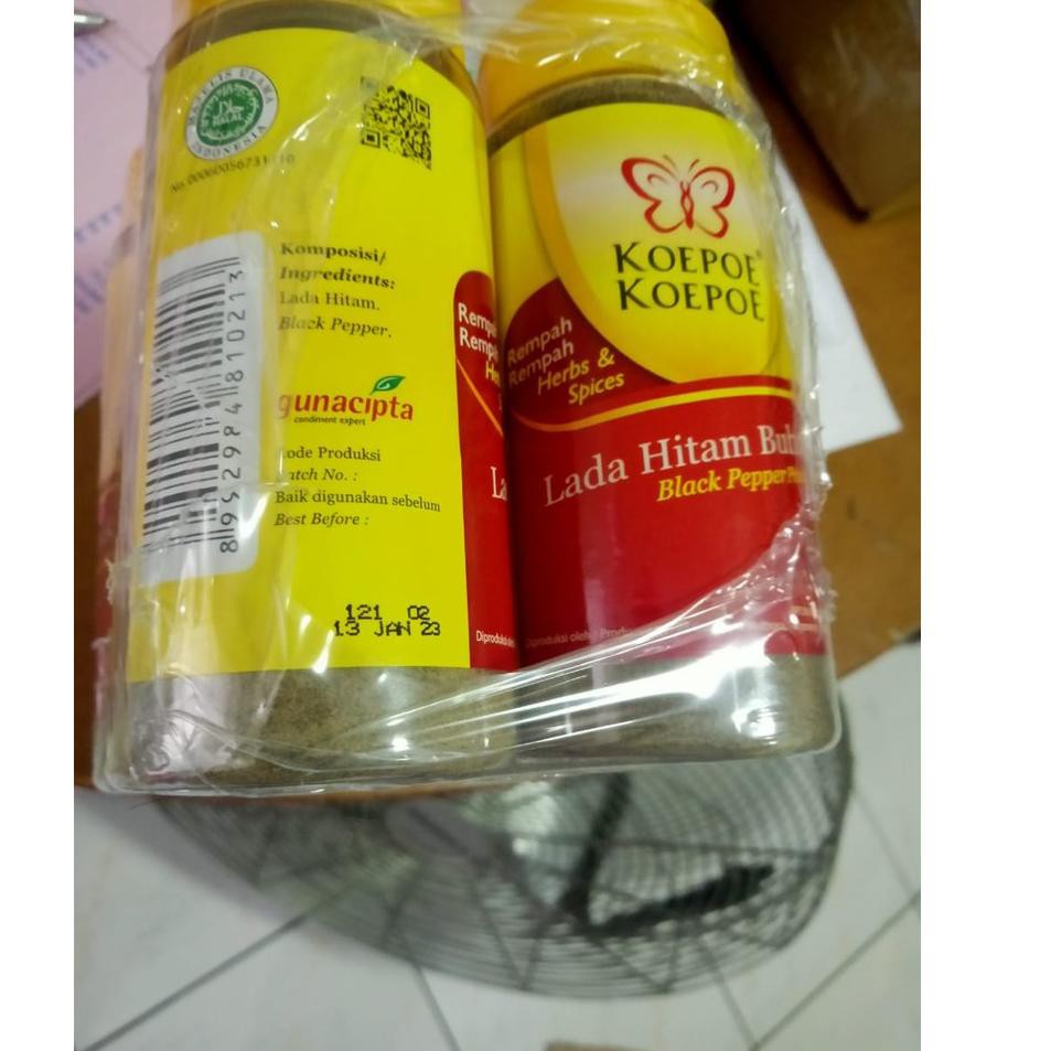 

REAL PICT ! Koepoe Lada Hitam Bubuk 83 gr 83gr