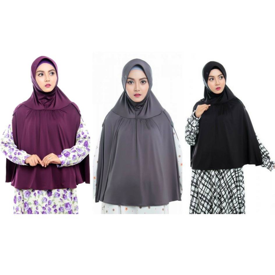 Jilbab Instan Bergo Polos