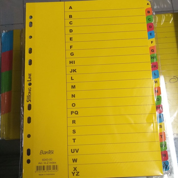 

Segera Miliki Pembatas Kertas Strong Line Bantex 6045-00 Promo