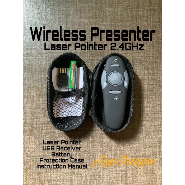 

Limited Laser Pointer 2.4Ghz Wireless Presenter Cursor Control Package