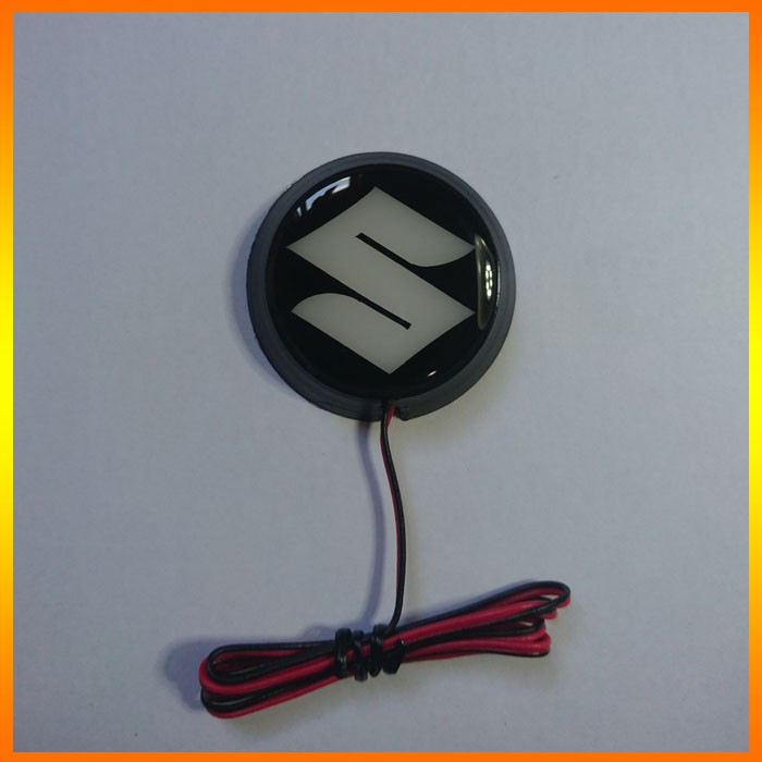 [OLD] AKSESORIS MOTOR DAN VARIASI MOTOR LAMPU MOTOR LED EMBLEM SUZUKI MENYALA-1