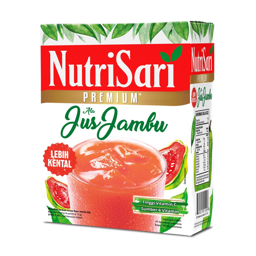 Nutrisari Premium Ala Jus Jambu 60 gr