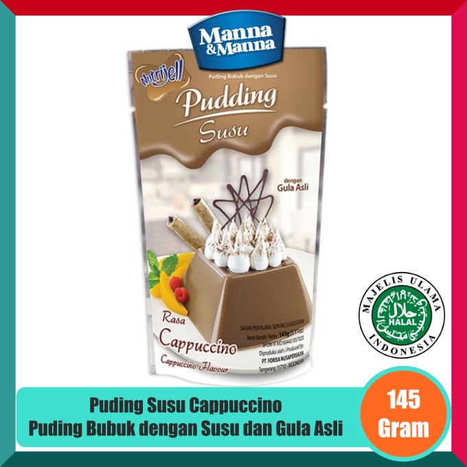 

Pudding Susu Puding Bubuk Dengan Susu Nutrijell Cappuccino- 145 Gram