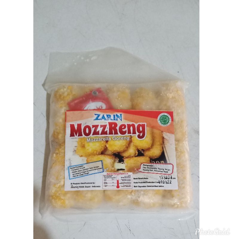 ZARIN MOZZRENG (keju mozarela goreng)