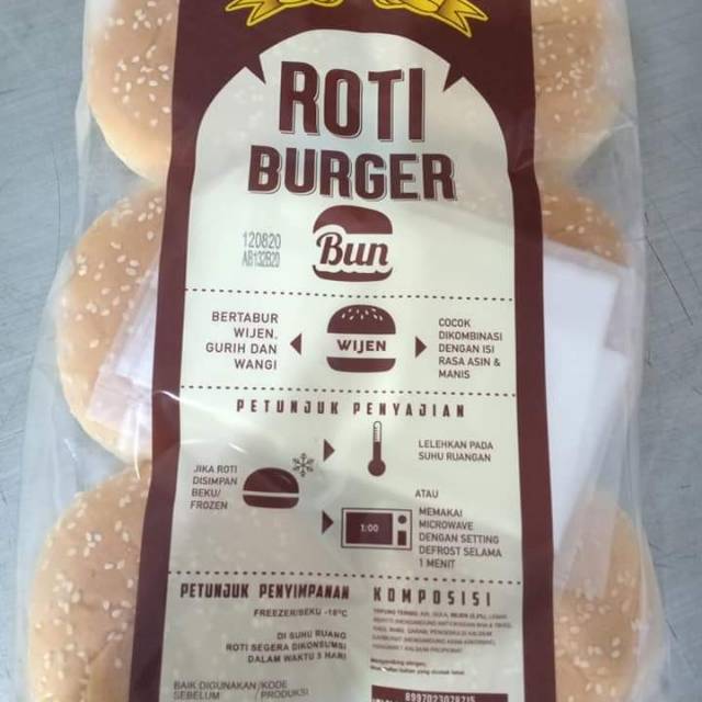 

Roti Burger Hotdog Bernardi isi 6