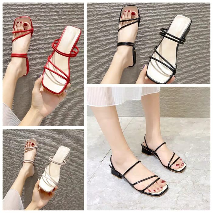 sandal heels 3 cm