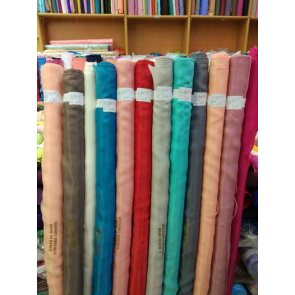 kain organza/ bahan organza /organza/kain kaca