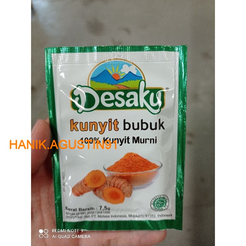 

Kunyit Bubuk Desaku Sachet