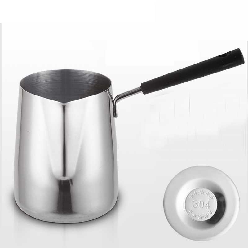 Gelas Pitcher Kopi Espresso Latte Gagang Panjang Long Handle Stainless