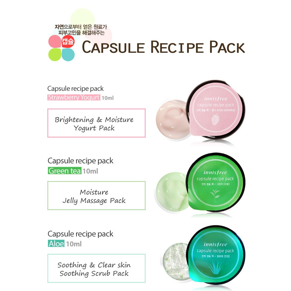 Innisfree Capsule Recipe Pack