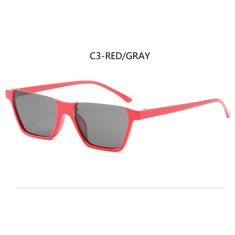 Fashion Half Frame Square Korean Retro Men's and Women's Sunglasses