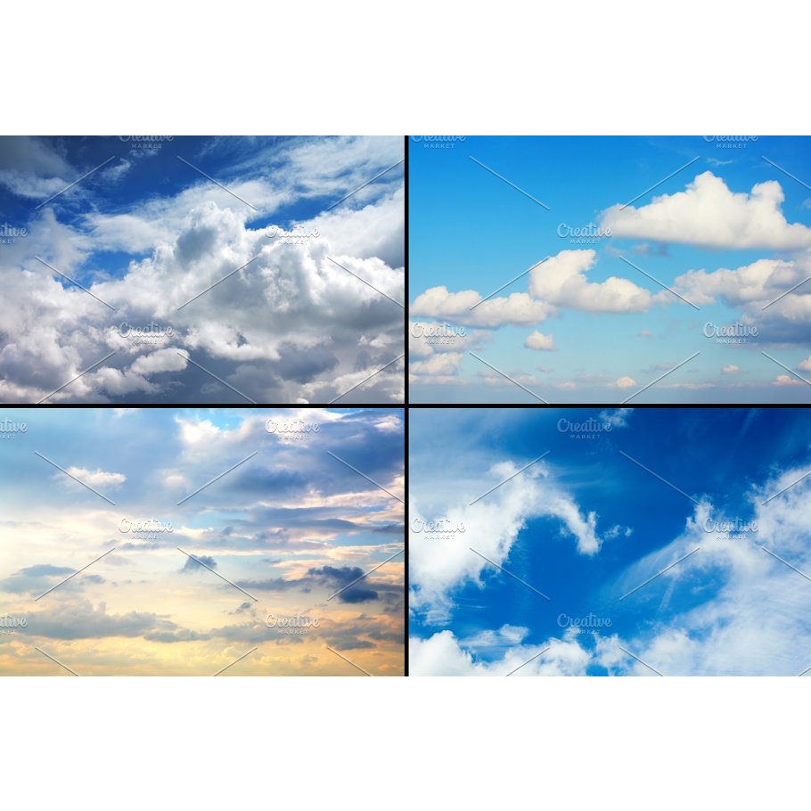 10 Hi-Res Sky Backgrounds Vol.1 - JPEG Ultra HD