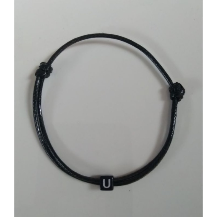 GELANG INISIAL TALI KOREA 1,5 MM