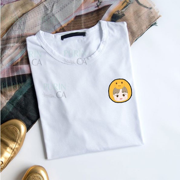 Baju Kaos Wanita NCT Dream CHENLE HAECHAN Cute Dino Cartoon