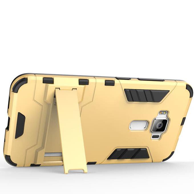NEW CASE IRON MAN ASUS ZENFONE 3 5,2" ZE520 STAND ROBOT/TRANSFORMER HARD - HITAM MILENIA