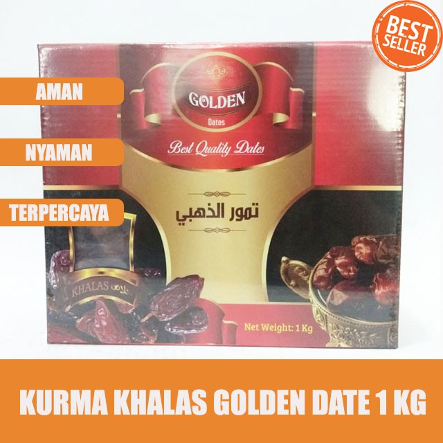 

Kurma Khalas - Kurma Khalas Golden Date - 1 KG - Kurma Khalas Premium