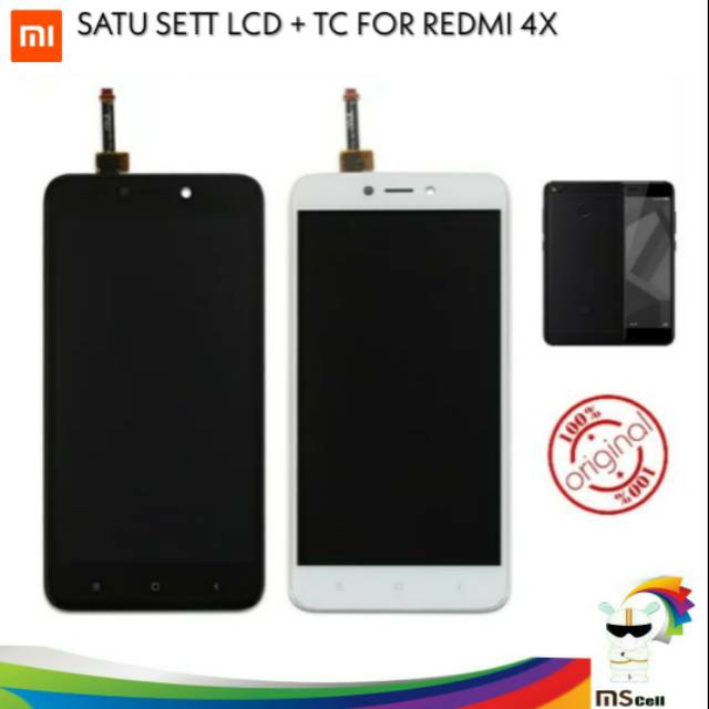 [ORIGINAL] LCD PLUS TOUCHSCREEN XIAOMI REDMI 4X - 4X PRIME PRO - MI4X ORIGINAL