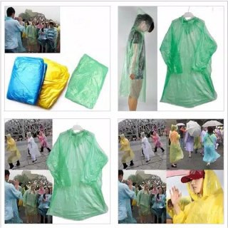 [IMPORT] - JAS HUJAN Plastik Kresek Disposable Emergency Rain Darurat Praktis Murah