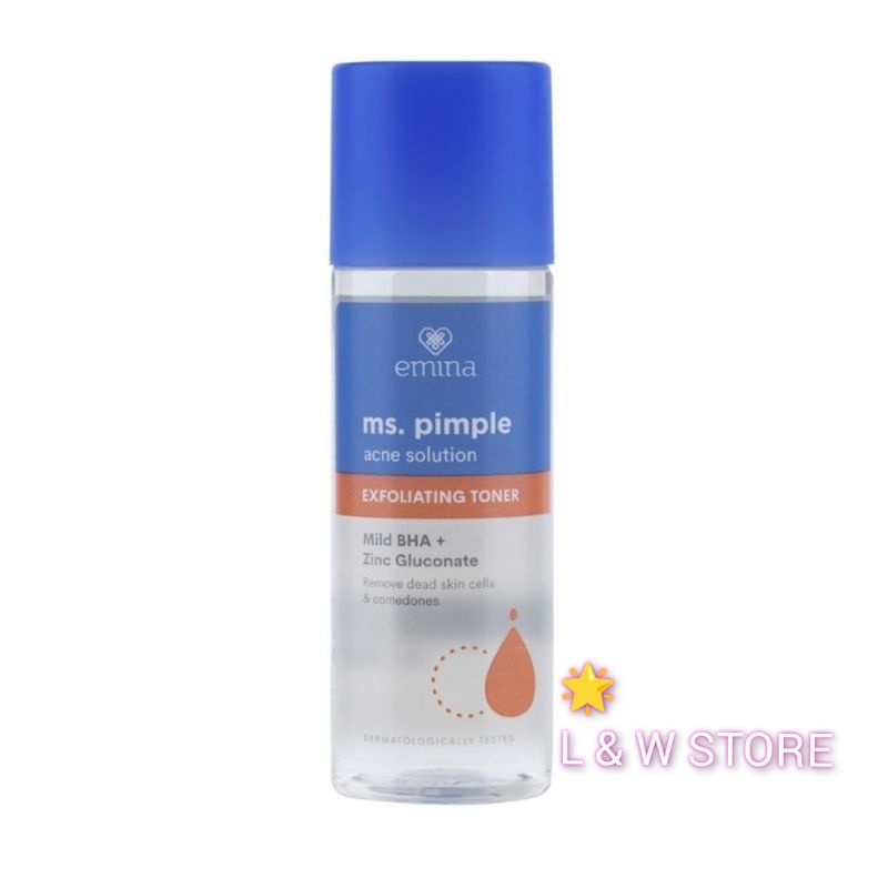 EMINA Ms.Pimple Acne Solution Exfoliating Toner 100ml
