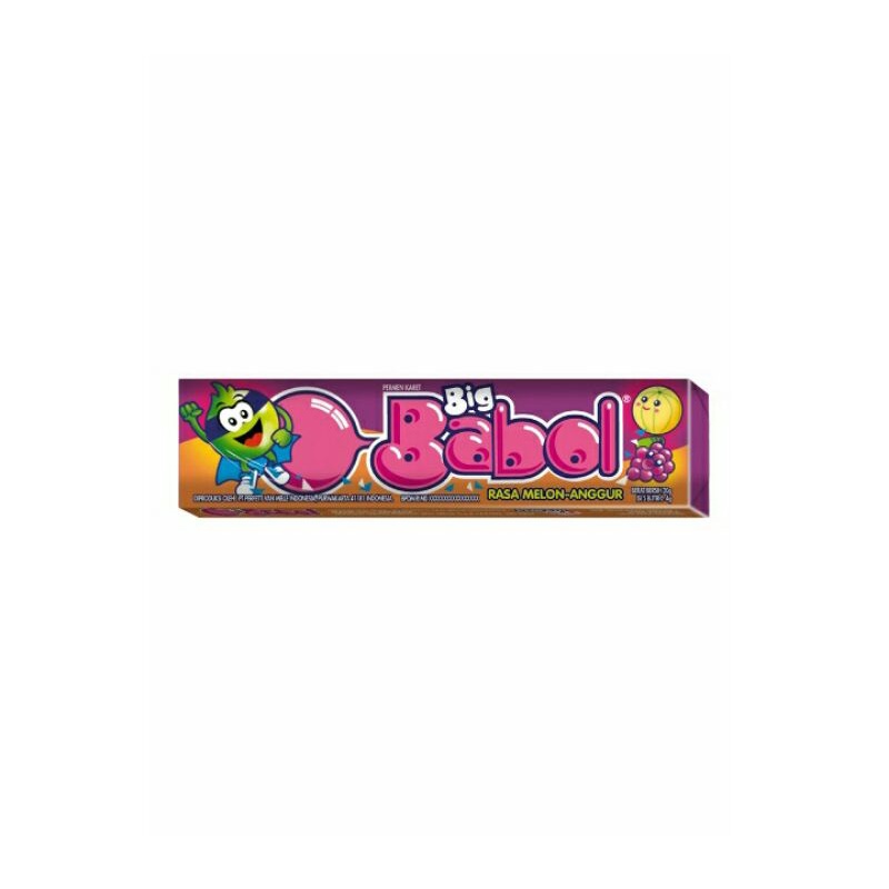 

Big Babol Candy Bubble Gum 5'S MelonAnggur 22.5G