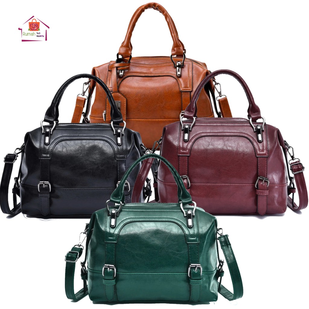 TAS WANITA FASHION PESTA KERJA KANTOR KONDANGAN ARISAN FASHION KOREA KULIT CEWEK PEREMPUAN MODEL TERBARU KEKINIAN tas selempang sling bag women fashionable cewek perempuan top handle TAS HANGOUT HADIAH KADO PACAR IBU CEWEK MAMA ANNIVERSARY