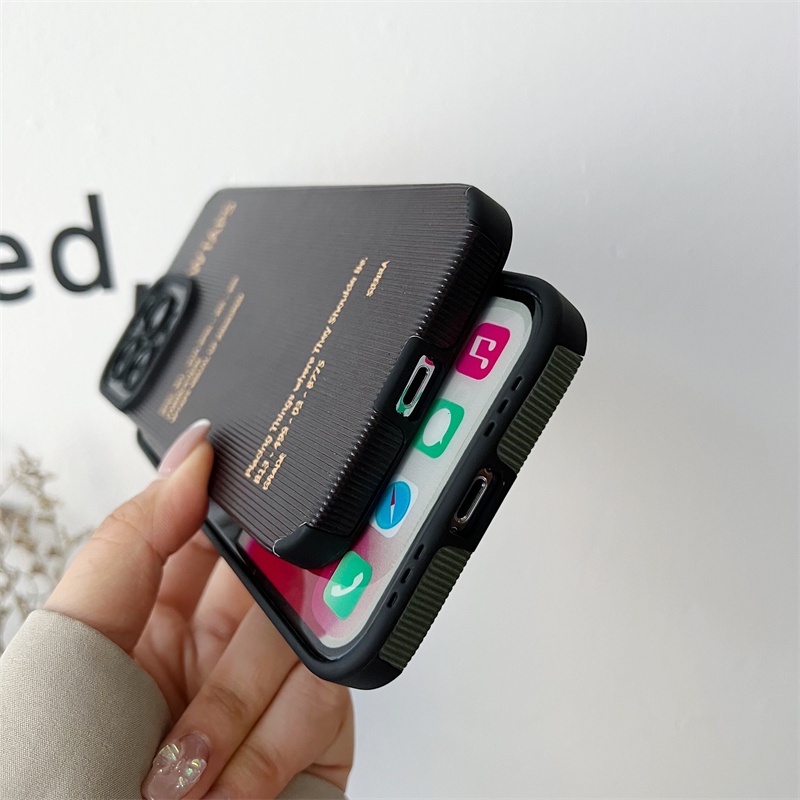 Soft case Silikon Tekstur Kulit Tulisan Untuk iphone 11 pro max 12 13 pro max X Xs max XR 7 8 plus se2020