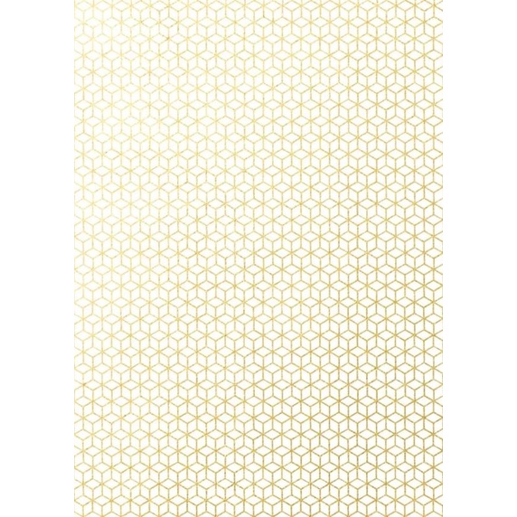 

Kertas Kado / Gift Wrapping Paper YP13W Motif Geometris White