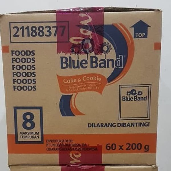 Blue band Cake&Cookies 200 gr 1 dus ( 60 )