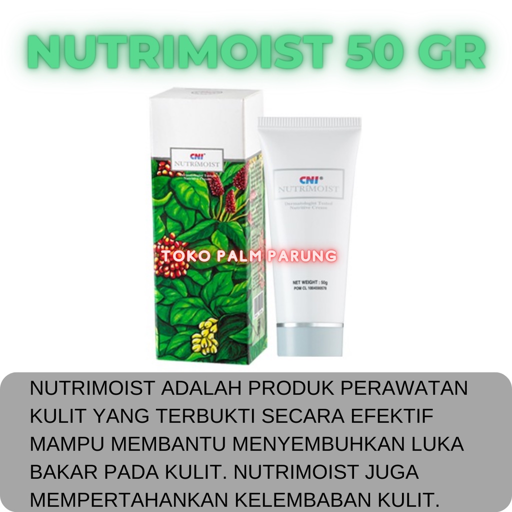 CNI Nutrimoist Asli 50gr Krim Luka Bakar Penghilang Bekas Luka Lembut Dan Halus Di Kulit